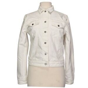 Rag & Bone White Nico Demin Jacket Women Size Small Petite